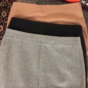 3 jcrew pencil skirts